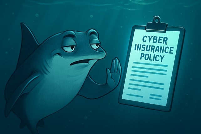 manta ray saying no to a cyber insurance policy