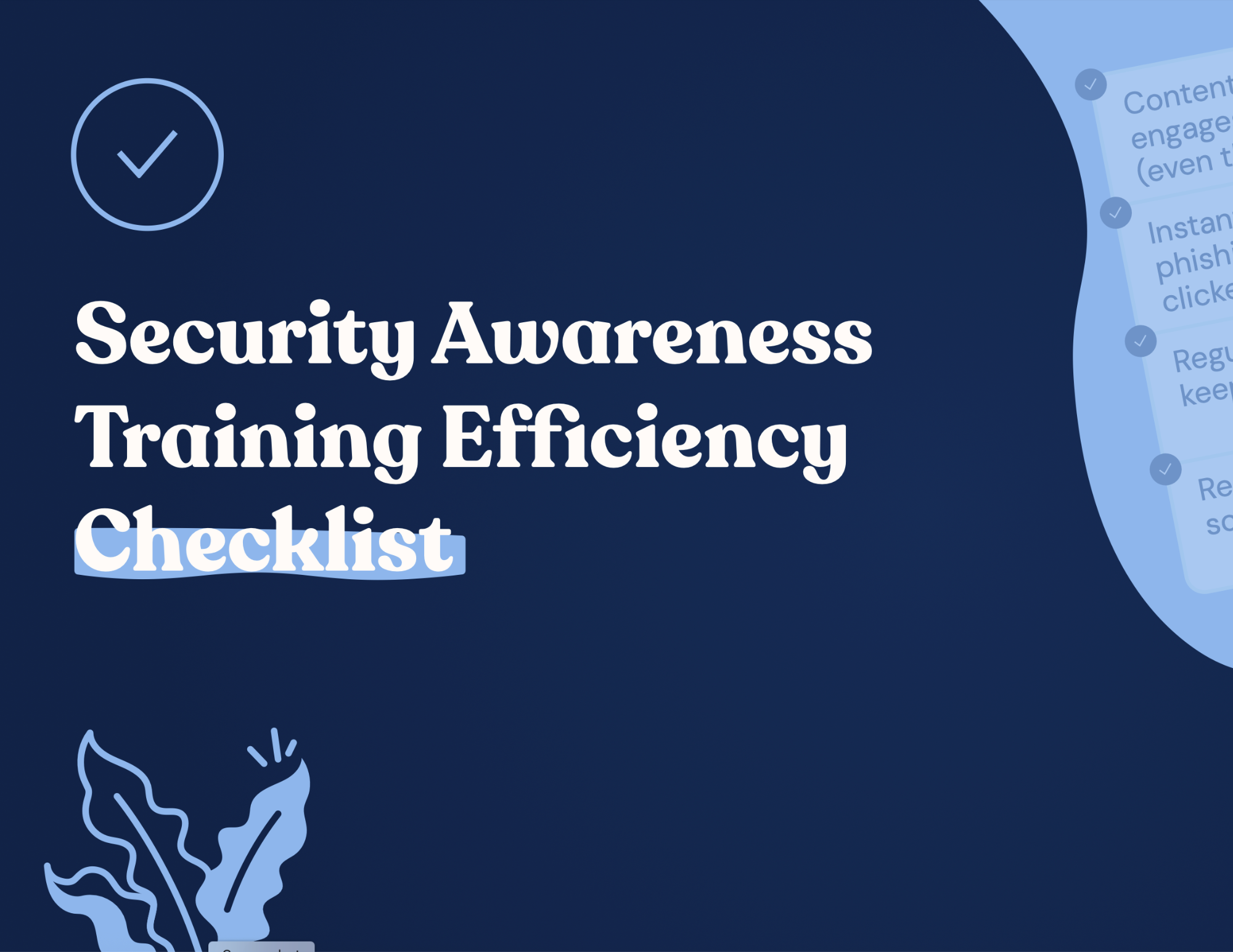 SAT Efficiency Checklist Cover