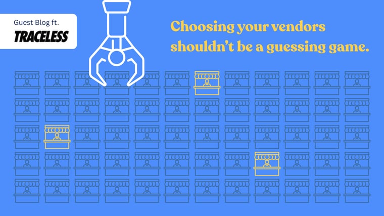 Claw Machine picking a vendor with the text: Choosing a Vendor Shouldn't be a Guessing Game 