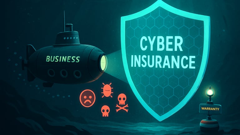 CYBER INSURANCE VS CYBER WARRANTY BLOG THUMBNAIL