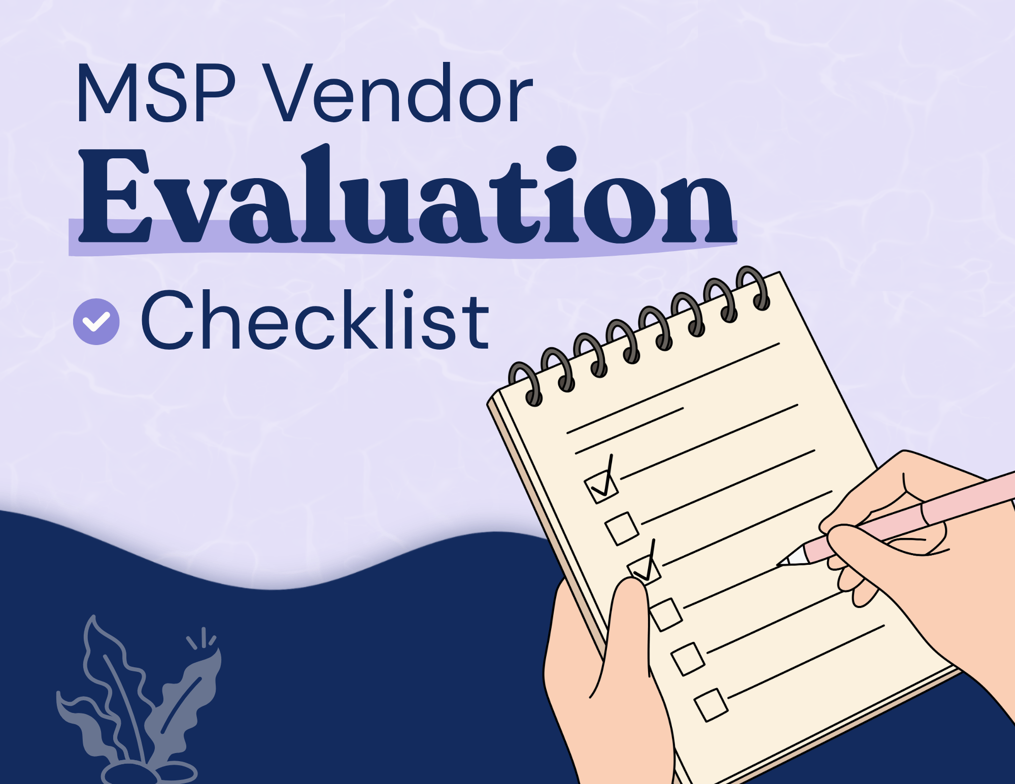 MSP Vendor Evaluation Checklist Title Image