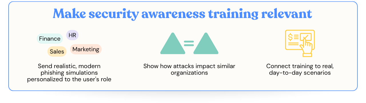 Make security awareness training relevant with these three things